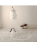 Ivory Lace Bling Sequins Two Layer Long Wedding Veil Popular Bridal Veil